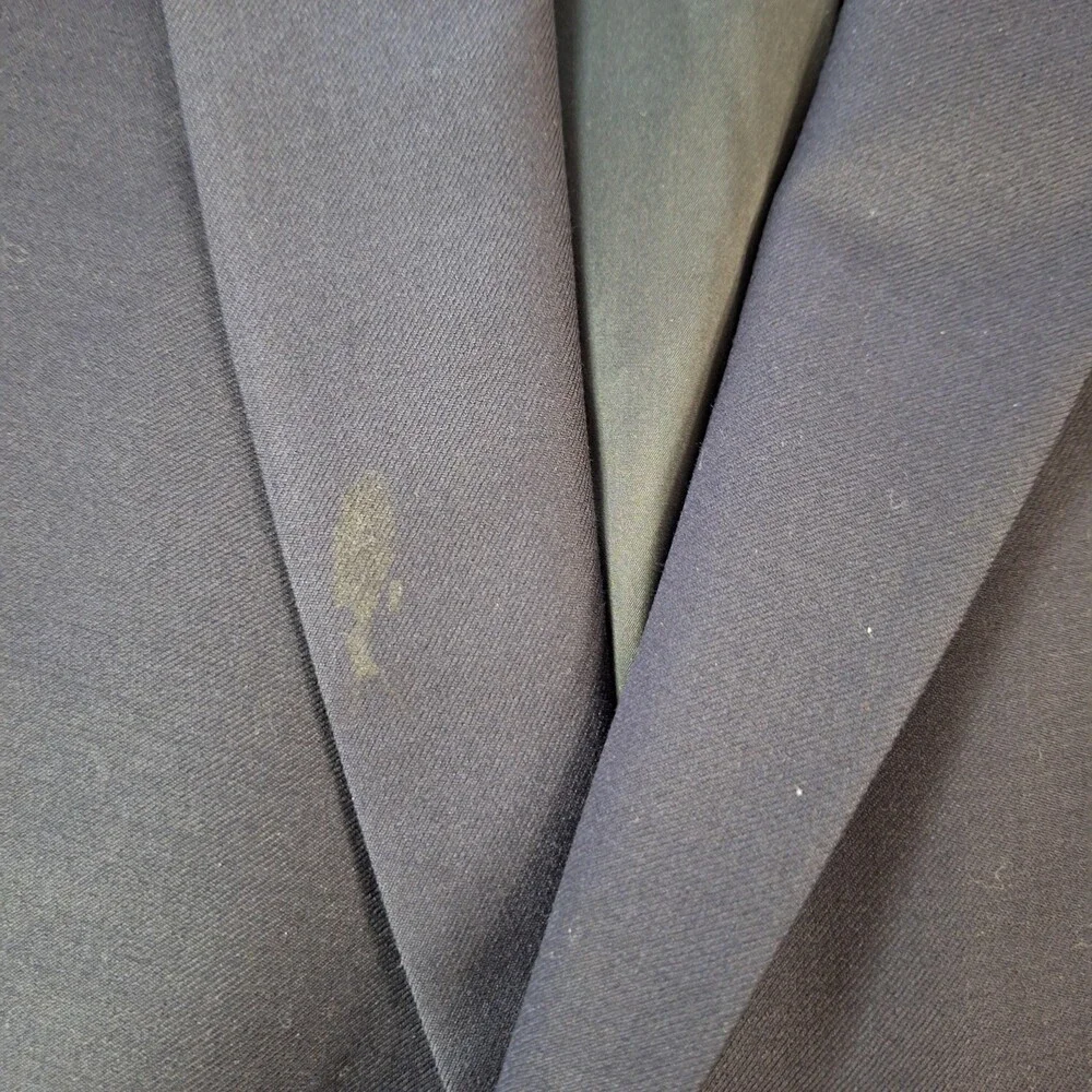 Lauren Ralph Lauren Blazer Mens 44S Navy Wool Gold Buttons Sport Coat Jacket